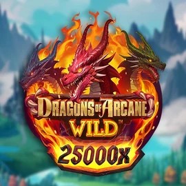 Dragons of Arcane Wild slot visual from Foxium available on gambloriaacasino.com