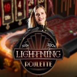 Lightning Roulette logo – Live Casino by Evolution at Gambloria Casino