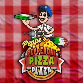 Peppe’s Pepperoni Pizza Plaza casino game by Pragmatic Play – featured logo at Gambloria Casino