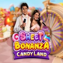 Sweet Bonanza Candy Land Live slot logo by Pragmatic Play at Gambloria Casino