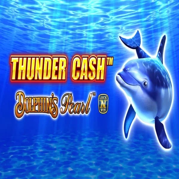 Thunder Cash Dolphins Pearl casino game by Novomatic – featured logo at Gambloria Casino