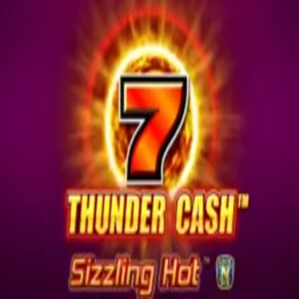 Official Slots logo: Thunder Cash Sizzling Hot by Novomatic at Gambloria Casino